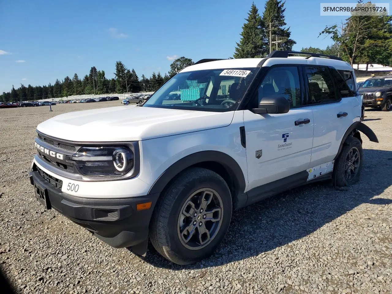 2023 Ford Bronco Sport Big Bend VIN: 3FMCR9B64PRD19724 Lot: 54911726