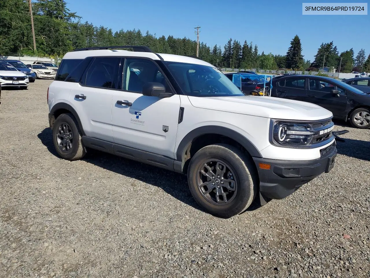 2023 Ford Bronco Sport Big Bend VIN: 3FMCR9B64PRD19724 Lot: 54911726