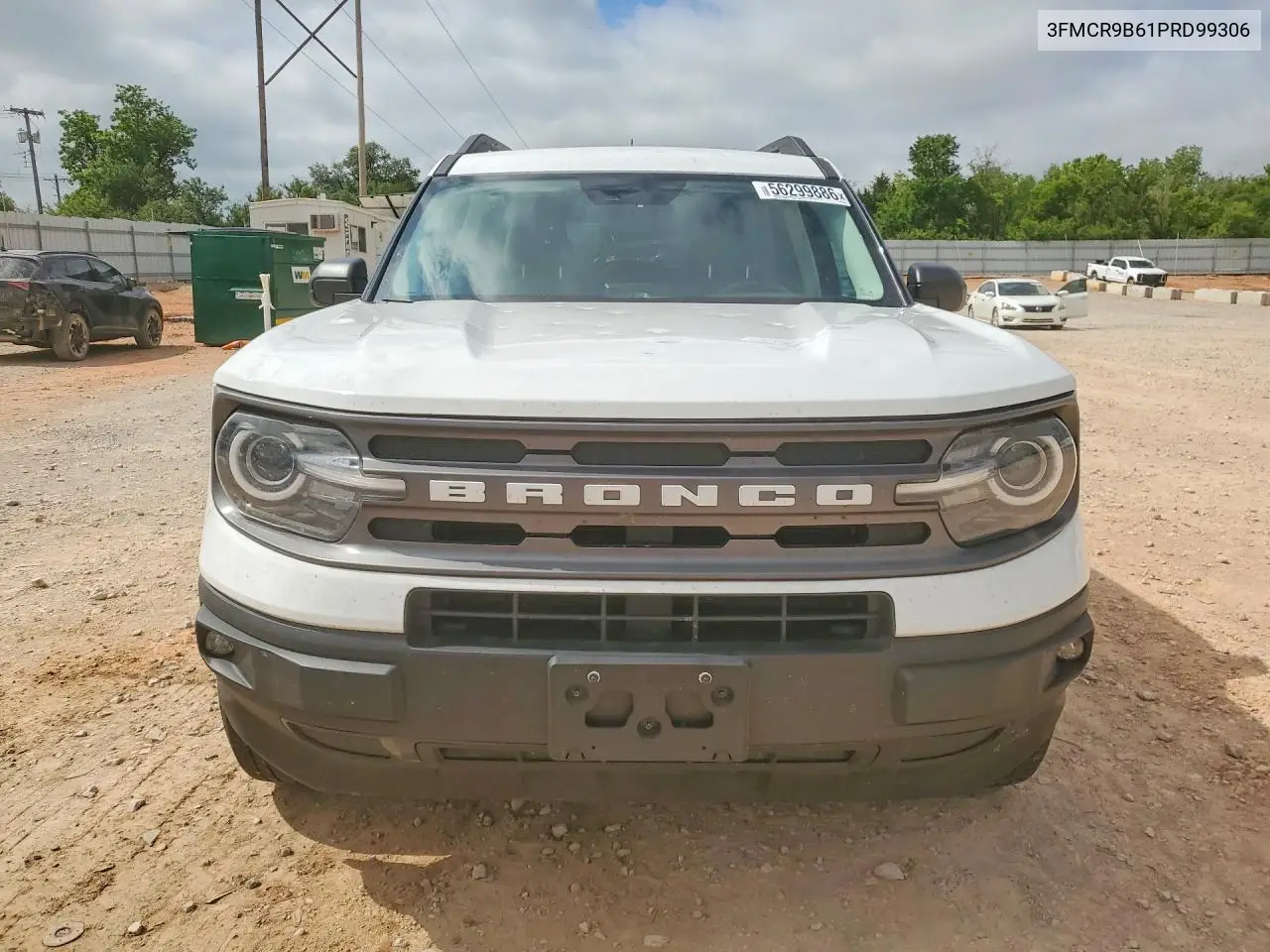 2023 Ford Bronco Sport Big Bend VIN: 3FMCR9B61PRD99306 Lot: 56299886
