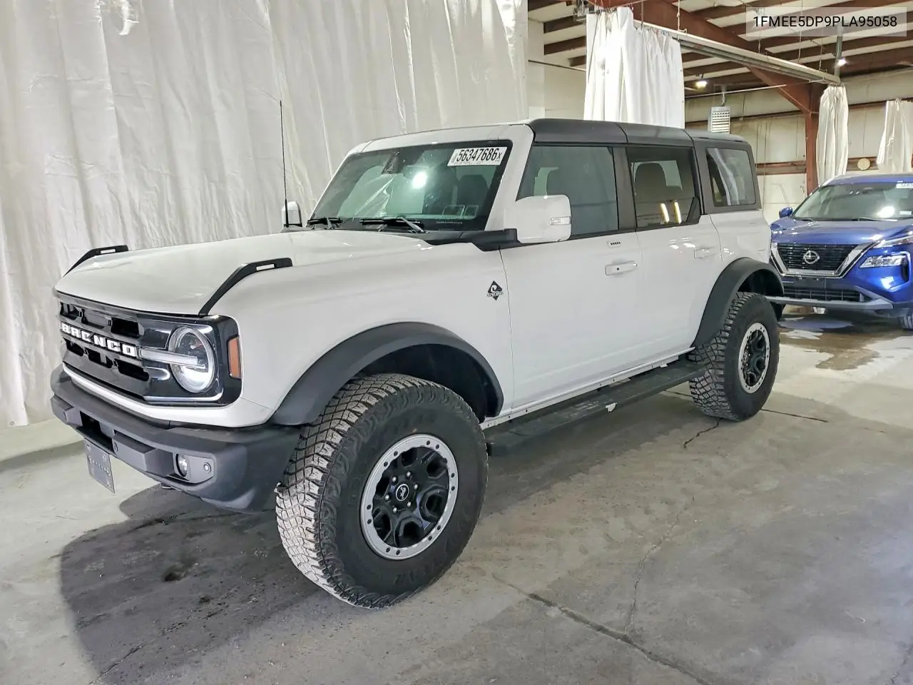 2023 Ford Bronco Base VIN: 1FMEE5DP9PLA95058 Lot: 56347686