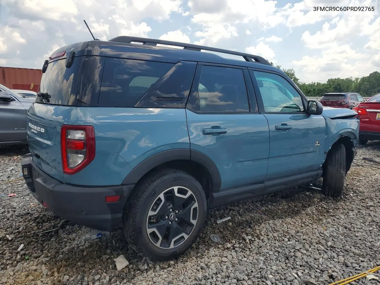 2023 Ford Bronco Sport Outer Banks VIN: 3FMCR9C60PRD92765 Lot: 56638386