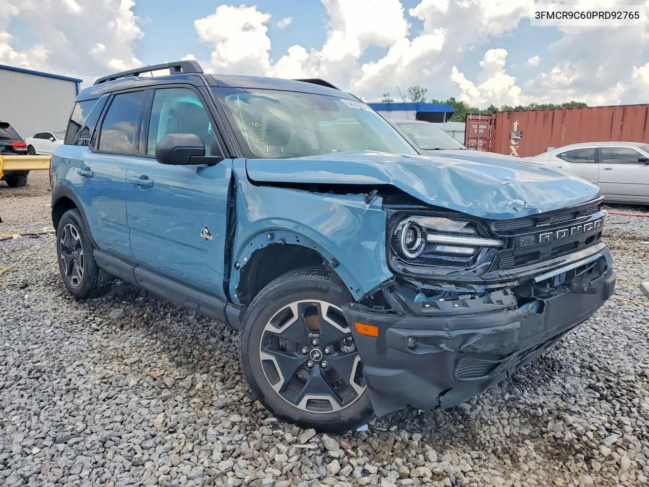 2023 Ford Bronco Sport Outer Banks VIN: 3FMCR9C60PRD92765 Lot: 56638386