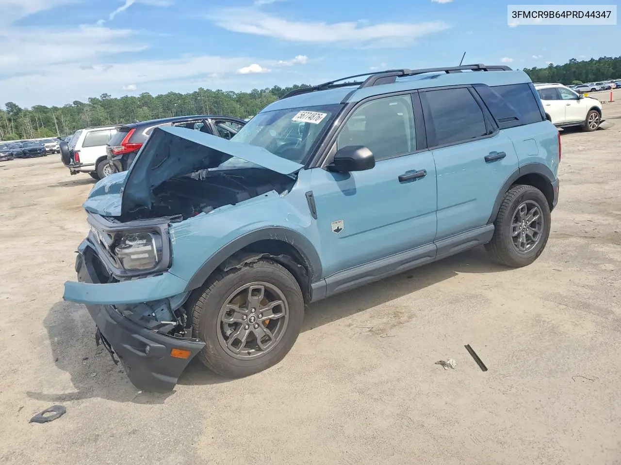2023 Ford Bronco Sport Big Bend VIN: 3FMCR9B64PRD44347 Lot: 56774876