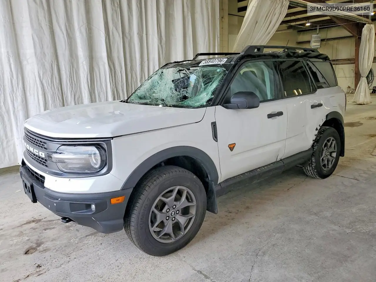 2023 Ford Bronco Sport Badlands VIN: 3FMCR9D90PRE36160 Lot: 56840796