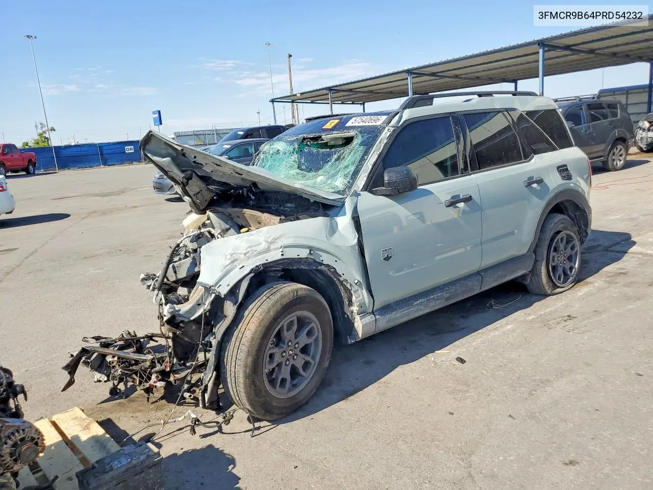 2023 Ford Bronco Sport Big Bend VIN: 3FMCR9B64PRD54232 Lot: 57540696