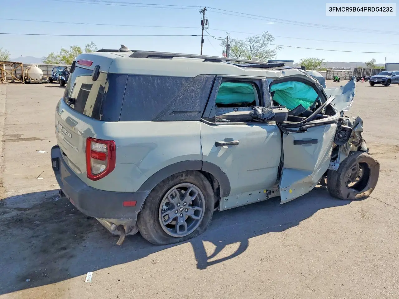 2023 Ford Bronco Sport Big Bend VIN: 3FMCR9B64PRD54232 Lot: 57540696