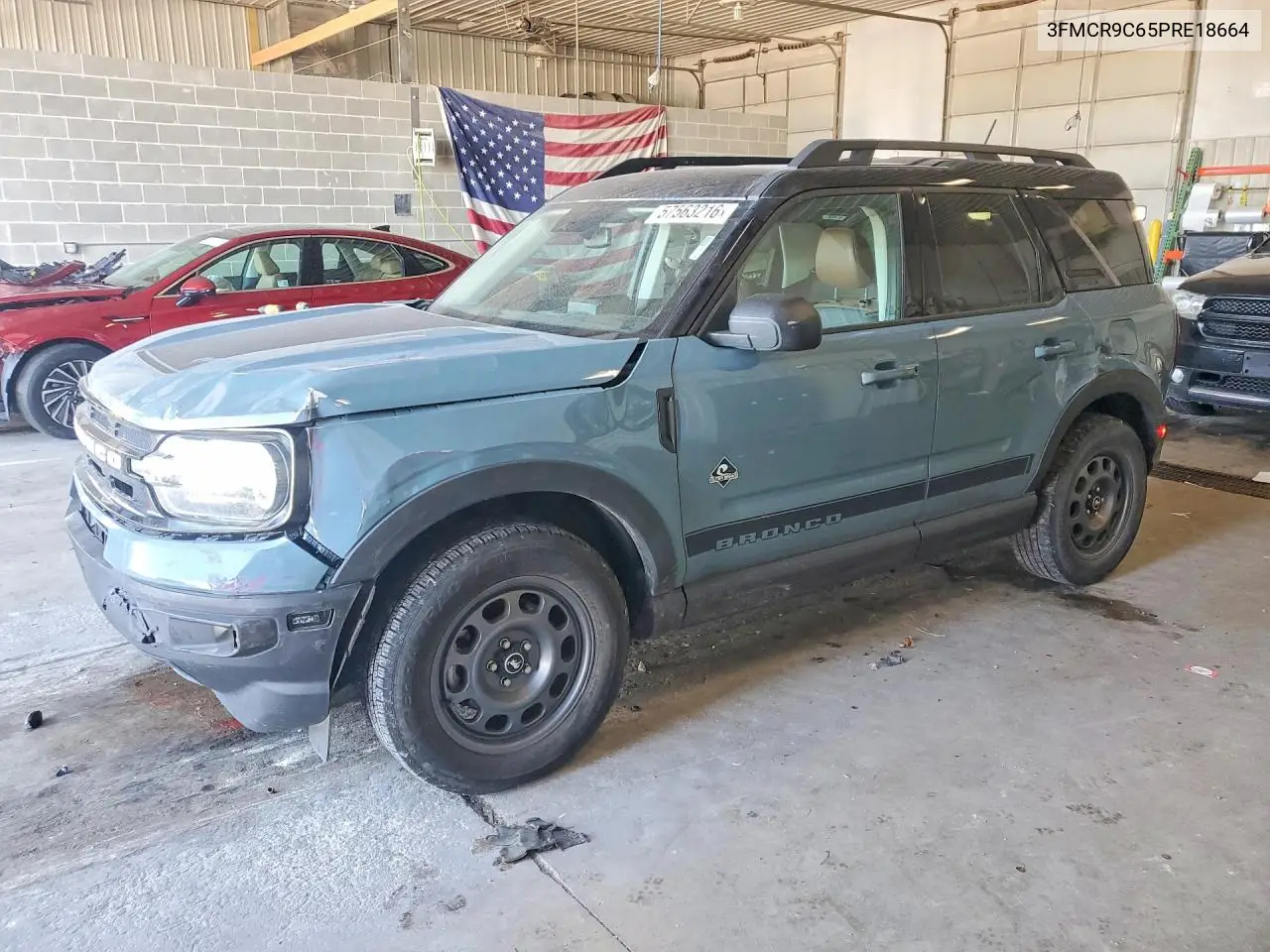 2023 Ford Bronco Sport Outer Banks VIN: 3FMCR9C65PRE18664 Lot: 57563216
