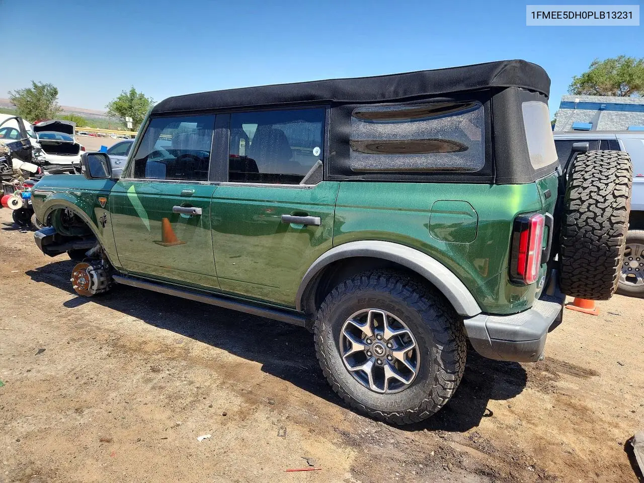 2023 Ford Bronco Base VIN: 1FMEE5DH0PLB13231 Lot: 57578116