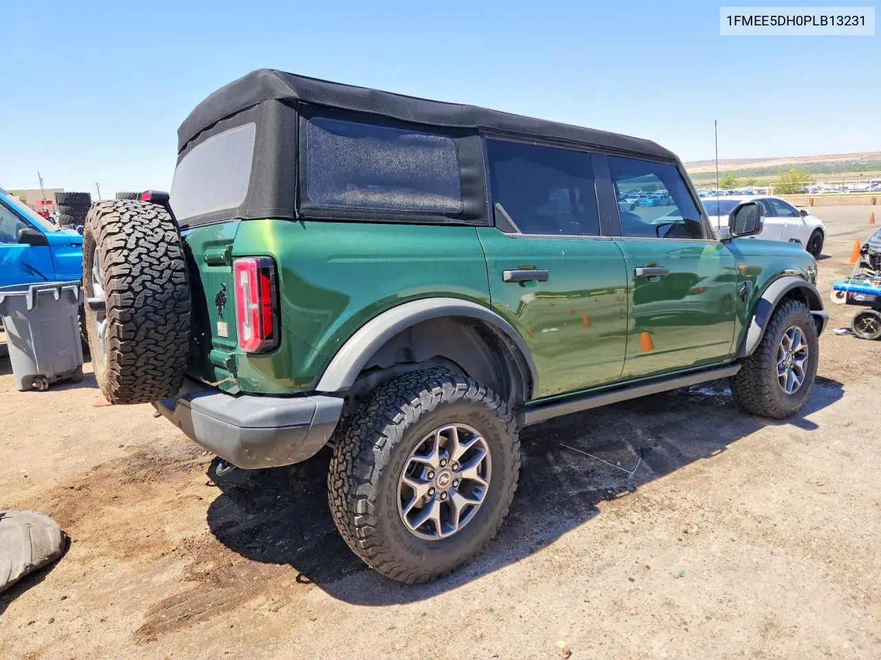 2023 Ford Bronco Base VIN: 1FMEE5DH0PLB13231 Lot: 57578116