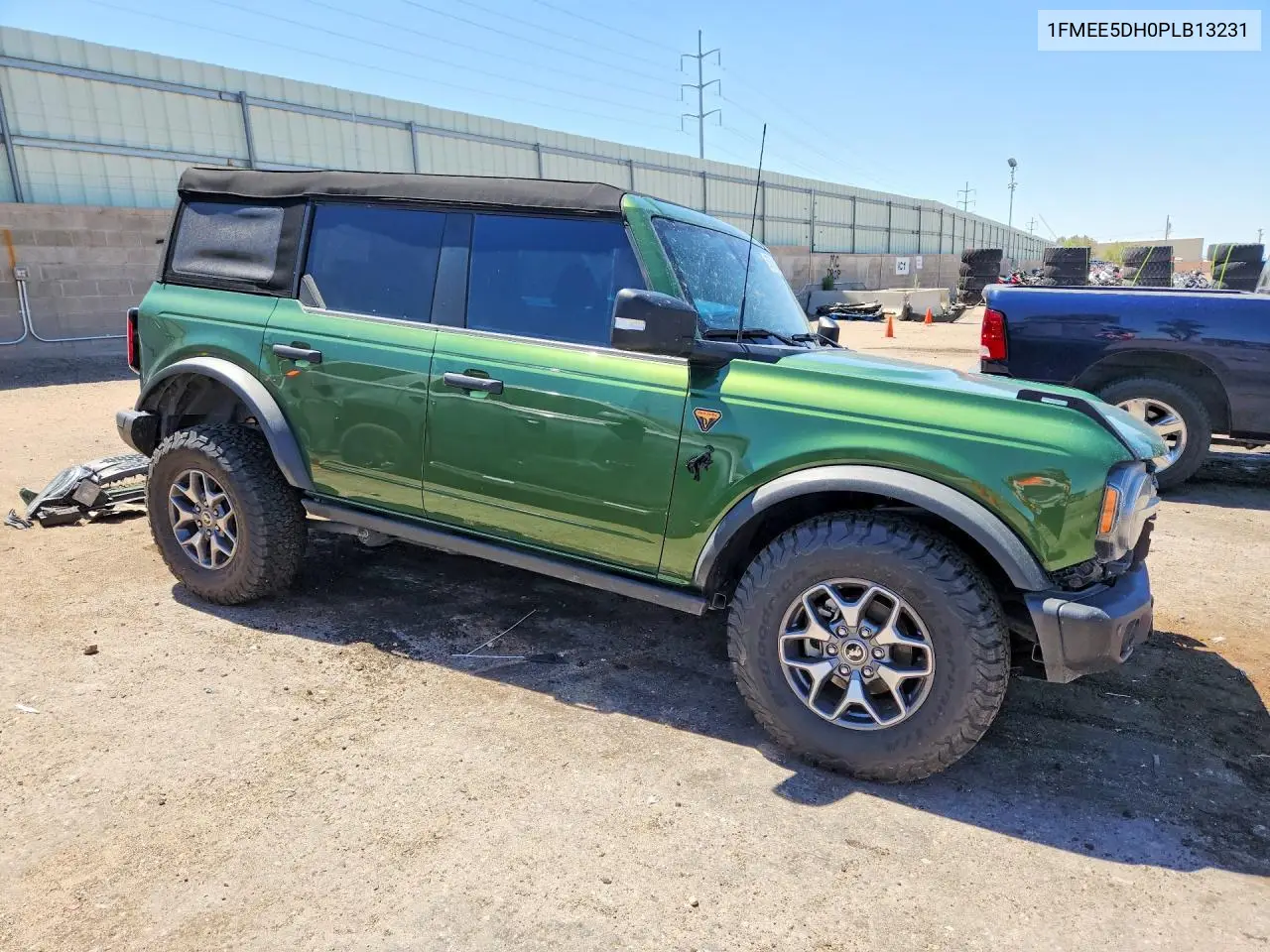 2023 Ford Bronco Base VIN: 1FMEE5DH0PLB13231 Lot: 57578116