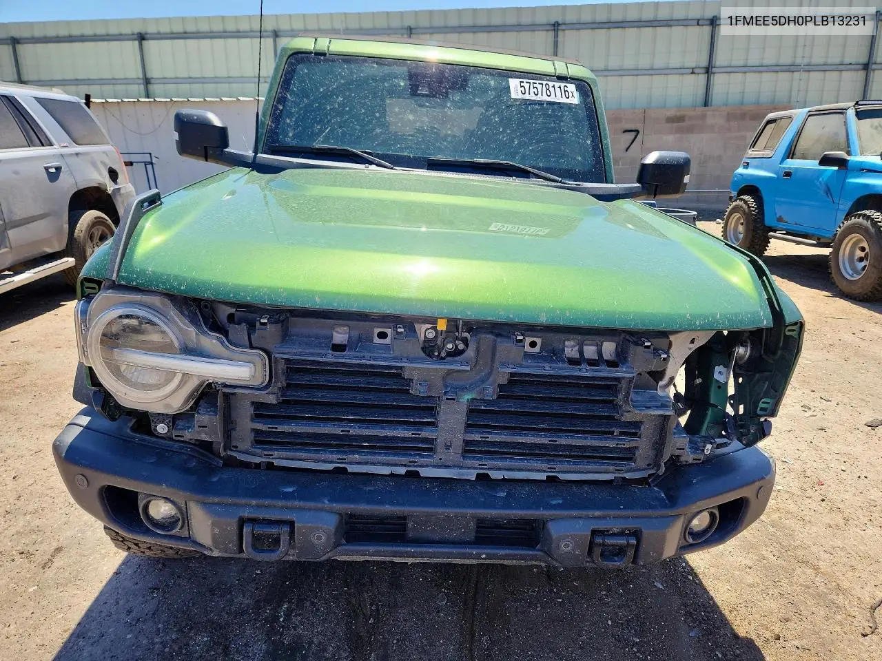 2023 Ford Bronco Base VIN: 1FMEE5DH0PLB13231 Lot: 57578116