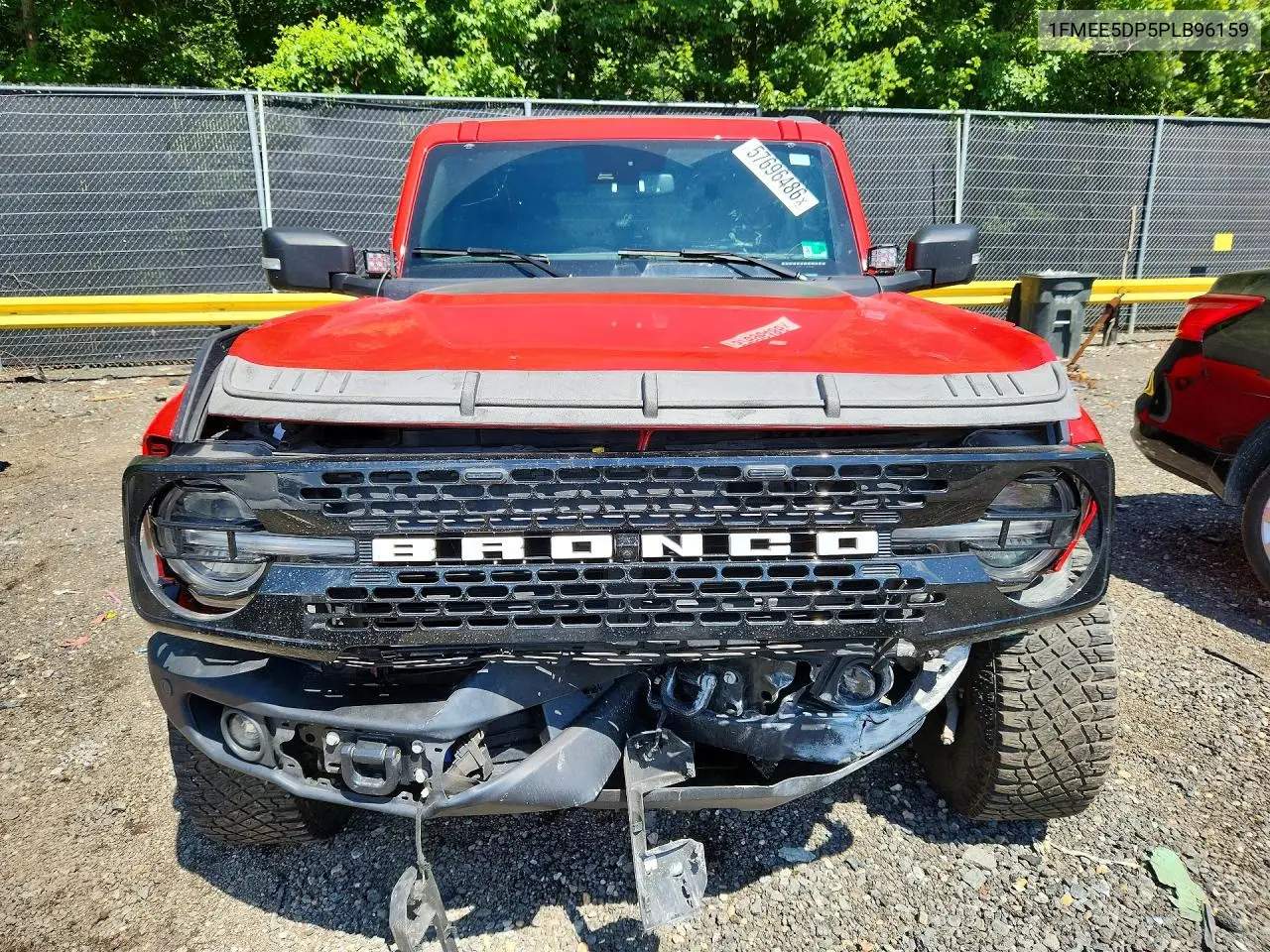 2023 Ford Bronco Base VIN: 1FMEE5DP5PLB96159 Lot: 57696486