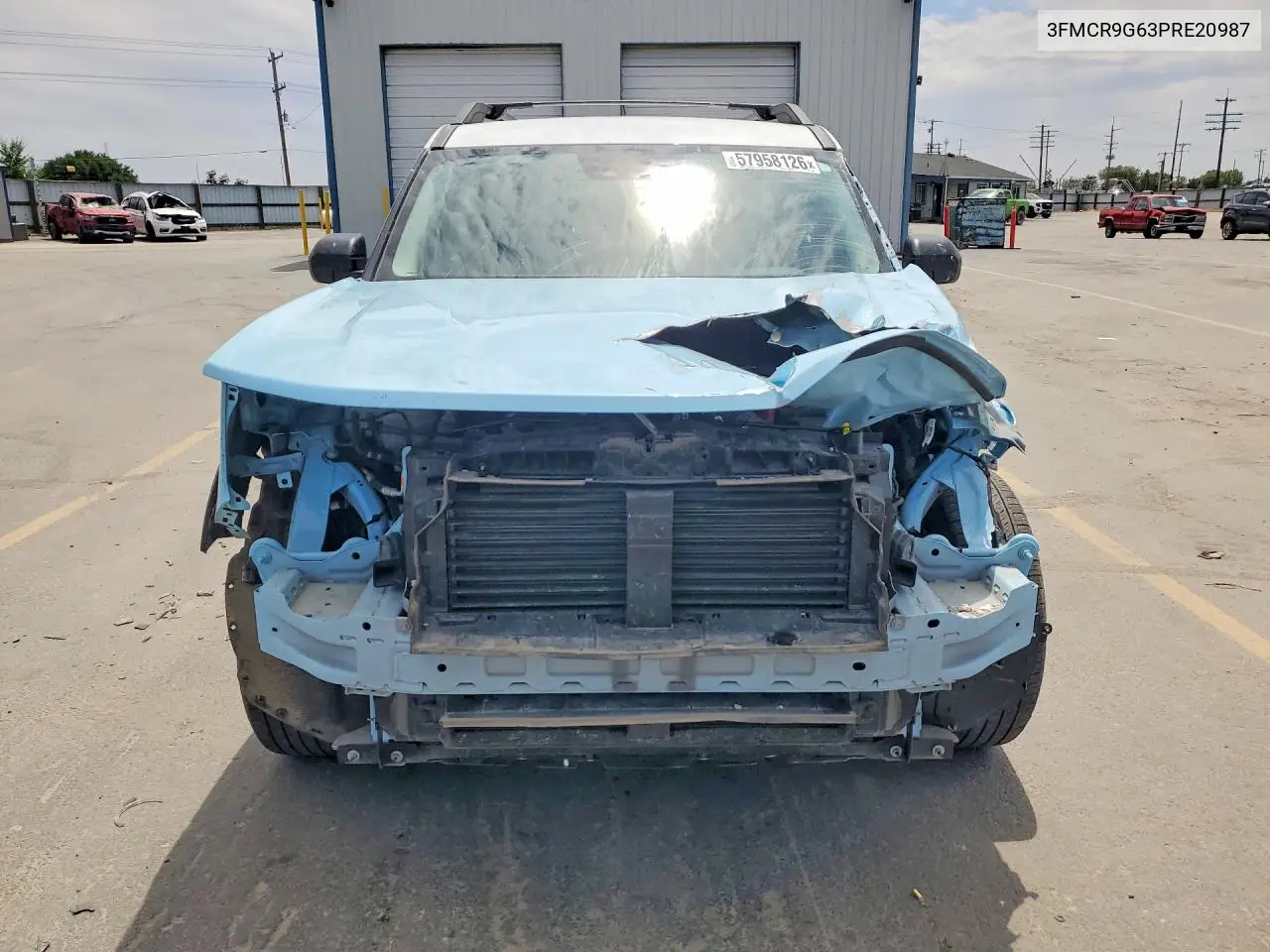 2023 Ford Bronco Sport Heritage VIN: 3FMCR9G63PRE20987 Lot: 57958126