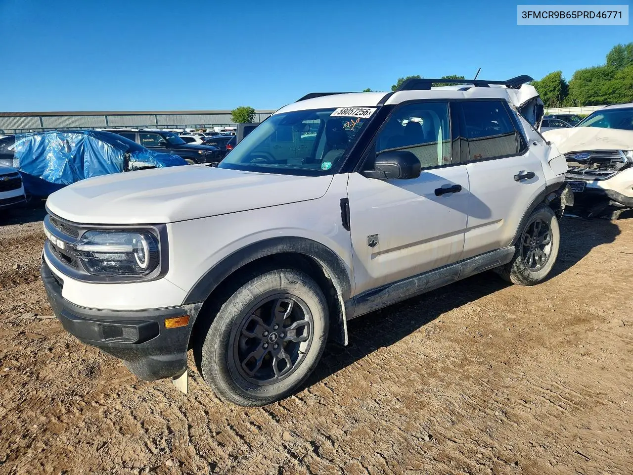 2023 Ford Bronco Sport Big Bend VIN: 3FMCR9B65PRD46771 Lot: 58057256