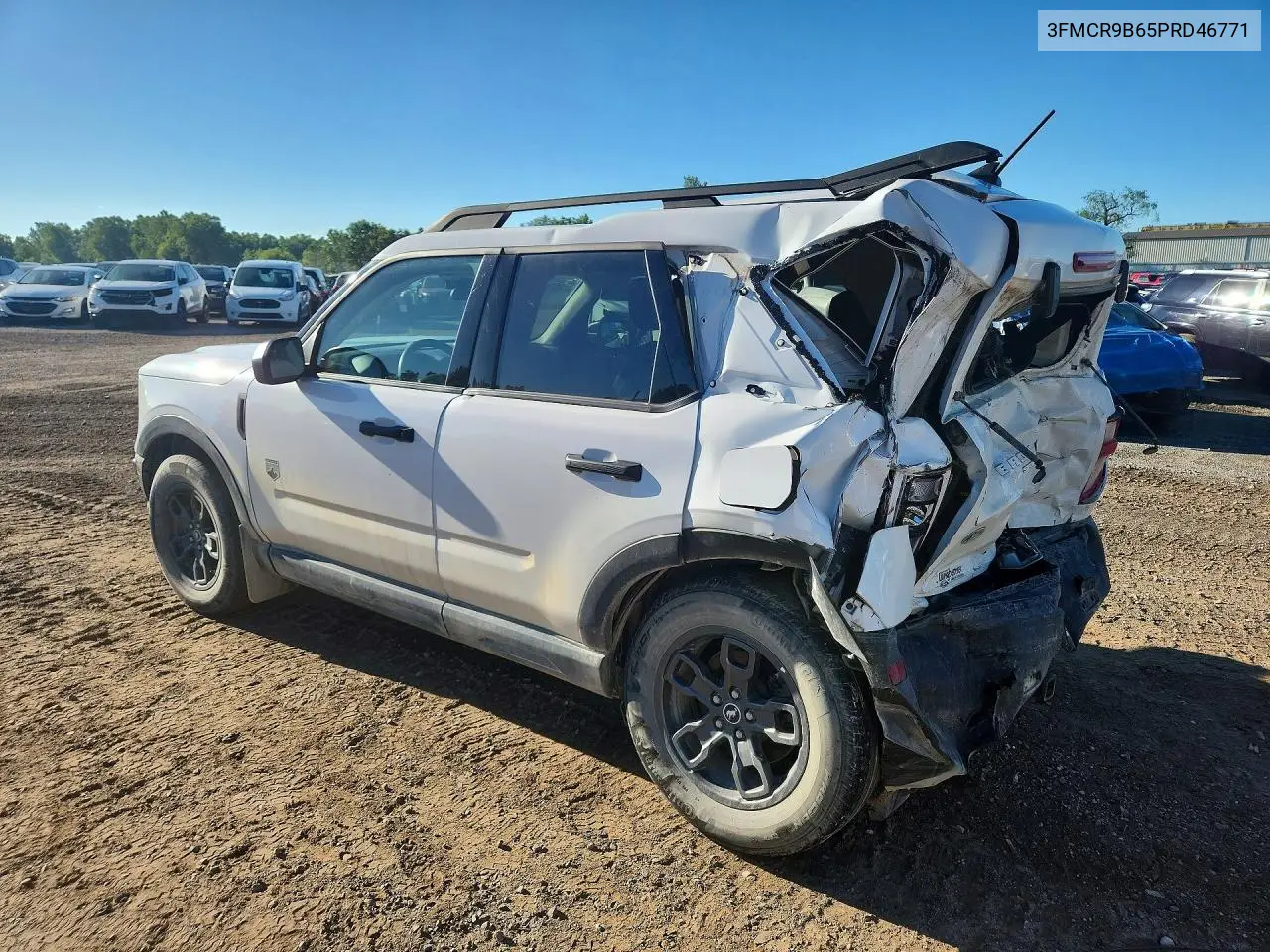 2023 Ford Bronco Sport Big Bend VIN: 3FMCR9B65PRD46771 Lot: 58057256