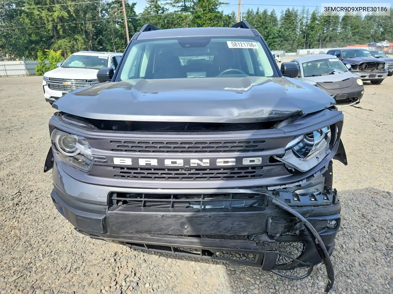 2023 Ford Bronco Sport Badlands VIN: 3FMCR9D9XPRE30186 Lot: 58121706