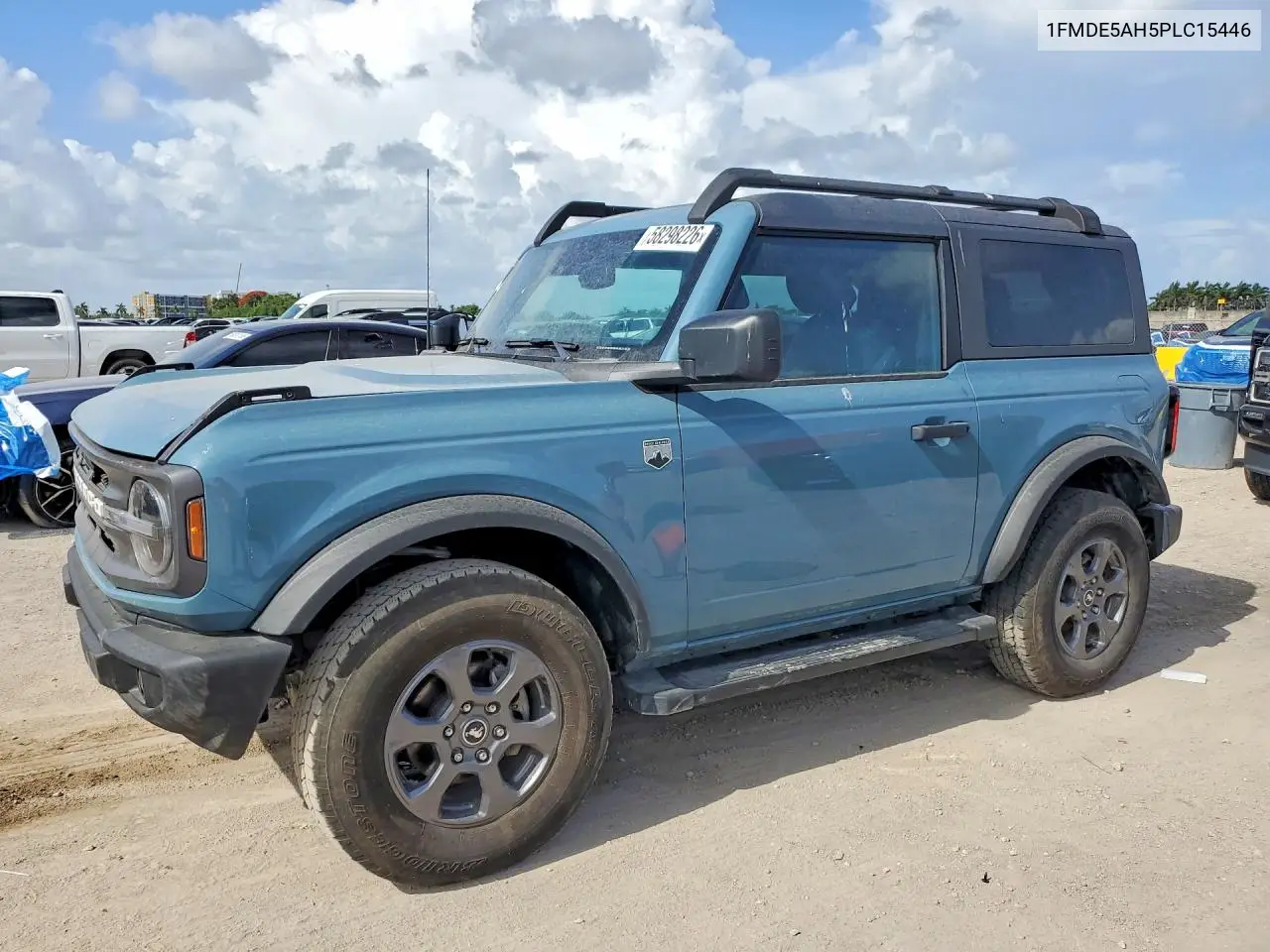 2023 Ford Bronco Base VIN: 1FMDE5AH5PLC15446 Lot: 58298226