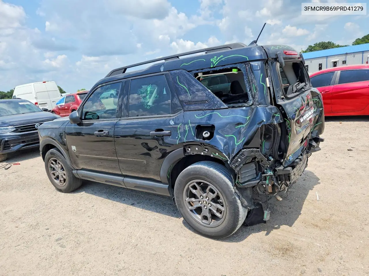 2023 Ford Bronco Sport Big Bend VIN: 3FMCR9B69PRD41279 Lot: 58591546