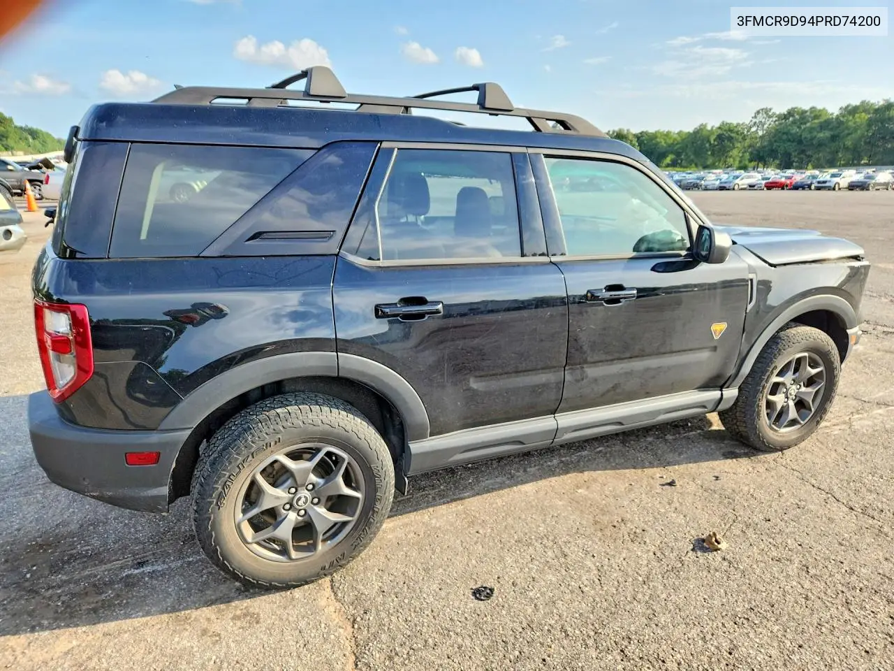 2023 Ford Bronco Sport Badlands VIN: 3FMCR9D94PRD74200 Lot: 58603336