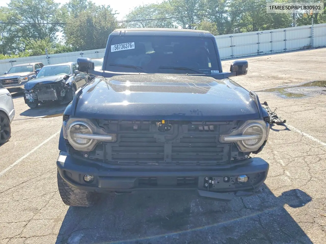 2023 Ford Bronco Base VIN: 1FMEE5DP8PLB30902 Lot: 58736376