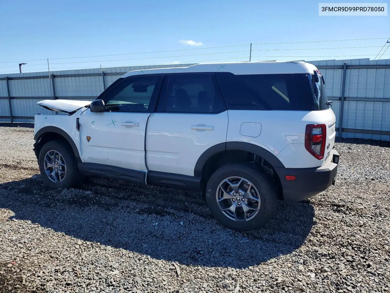 2023 Ford Bronco Sport Badlands VIN: 3FMCR9D99PRD78050 Lot: 58742886
