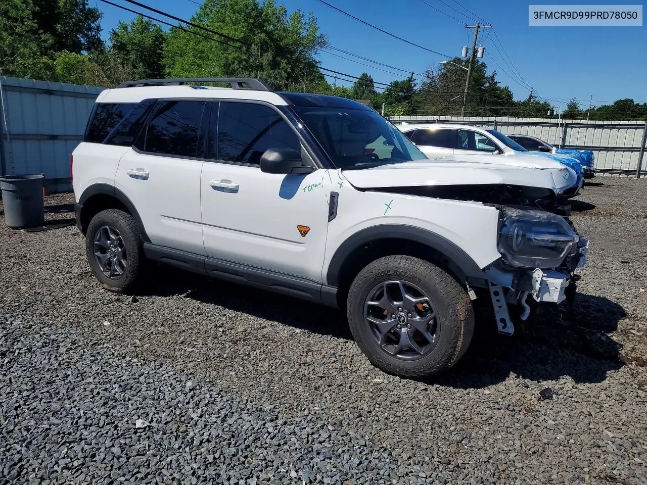 2023 Ford Bronco Sport Badlands VIN: 3FMCR9D99PRD78050 Lot: 58742886