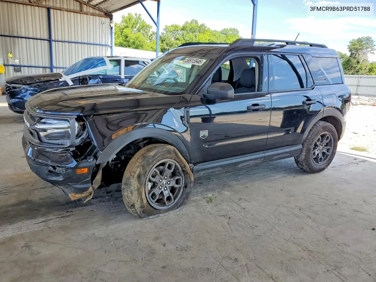 2023 Ford Bronco Sport Big Bend VIN: 3FMCR9B63PRD51788 Lot: 58915946