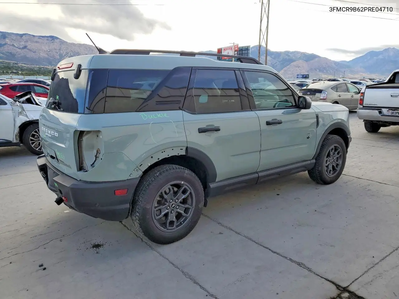 2023 Ford Bronco Sport Big Bend VIN: 3FMCR9B62PRE04710 Lot: 58982466