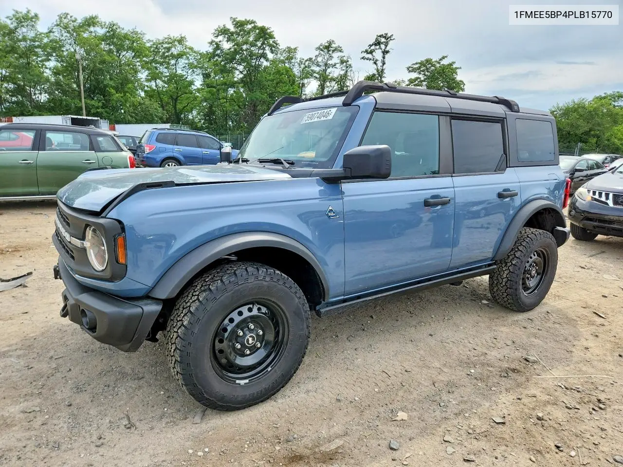 2023 Ford Bronco Base VIN: 1FMEE5BP4PLB15770 Lot: 59074046