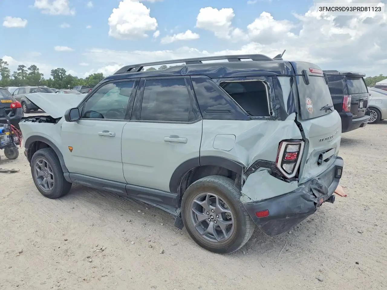 2023 Ford Bronco Sport Badlands VIN: 3FMCR9D93PRD81123 Lot: 59108476