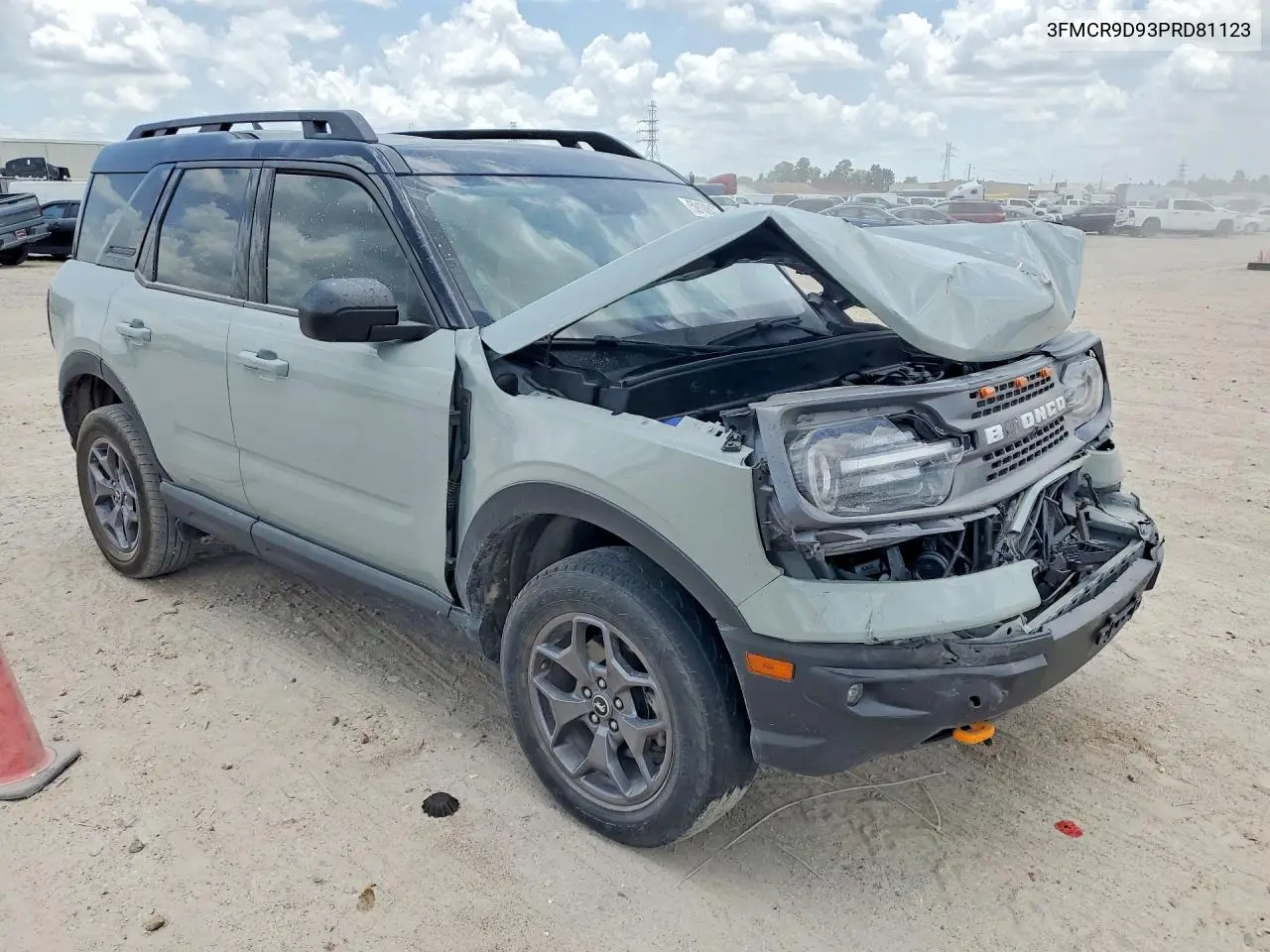 2023 Ford Bronco Sport Badlands VIN: 3FMCR9D93PRD81123 Lot: 59108476