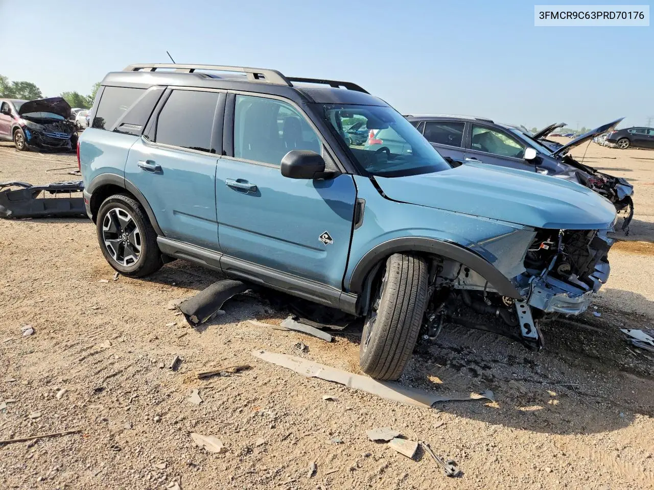 2023 Ford Bronco Sport Outer Banks VIN: 3FMCR9C63PRD70176 Lot: 59135806