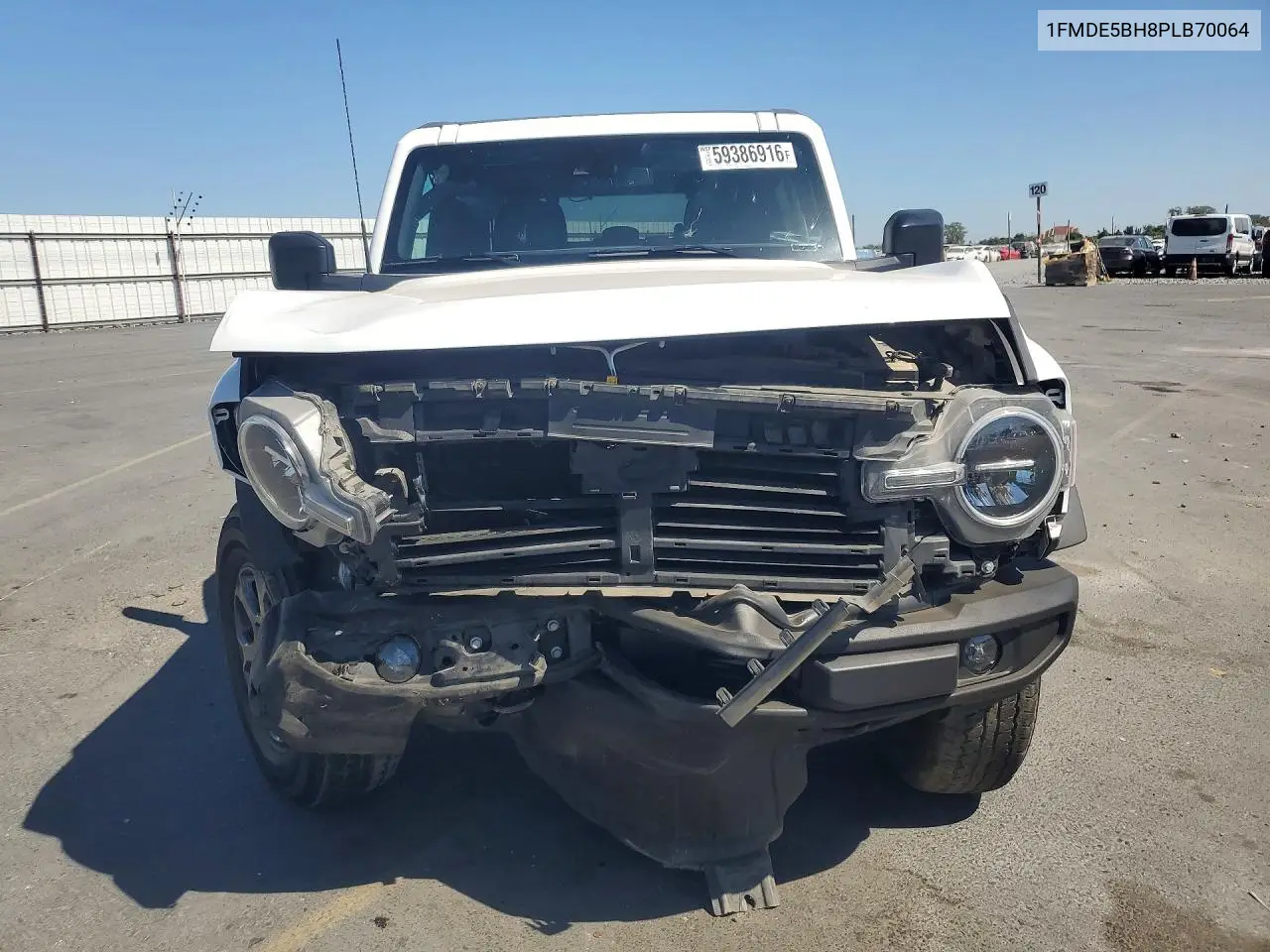 2023 Ford Bronco Base VIN: 1FMDE5BH8PLB70064 Lot: 59386916