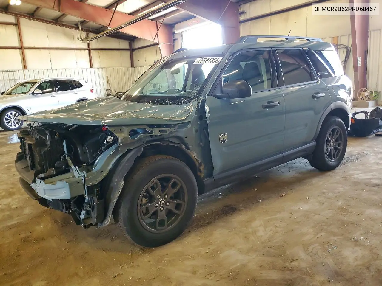 2023 Ford Bronco Sport Big Bend VIN: 3FMCR9B62PRD68467 Lot: 59781356