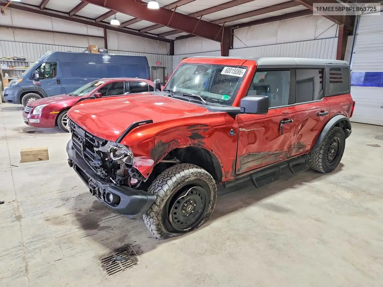 2023 Ford Bronco Base VIN: 1FMEE5BP8PLB63725 Lot: 60015086