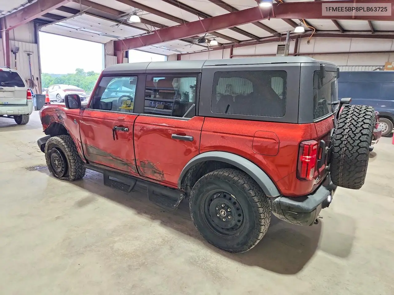 2023 Ford Bronco Base VIN: 1FMEE5BP8PLB63725 Lot: 60015086