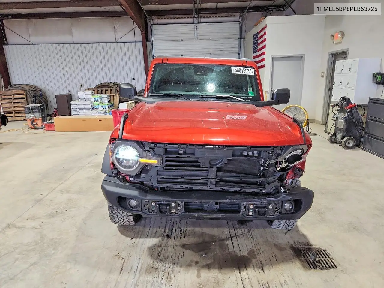 2023 Ford Bronco Base VIN: 1FMEE5BP8PLB63725 Lot: 60015086