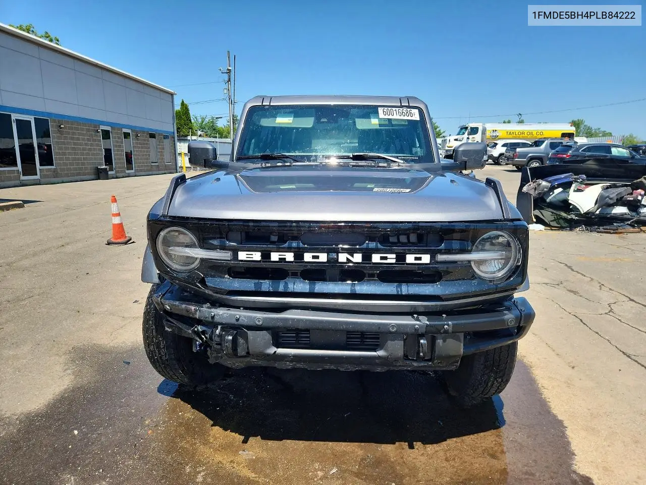 2023 Ford Bronco Base/Big Bend/Black Diamond/Ou VIN: 1FMDE5BH4PLB84222 Lot: 60016686