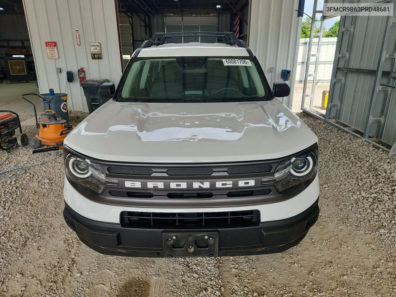 2023 Ford Bronco Sport Big Bend VIN: 3FMCR9B63PRD48681 Lot: 60081706