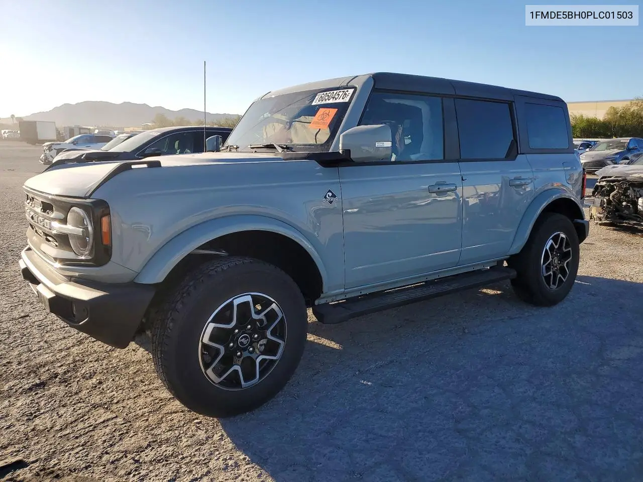 2023 Ford Bronco Base VIN: 1FMDE5BH0PLC01503 Lot: 60504576