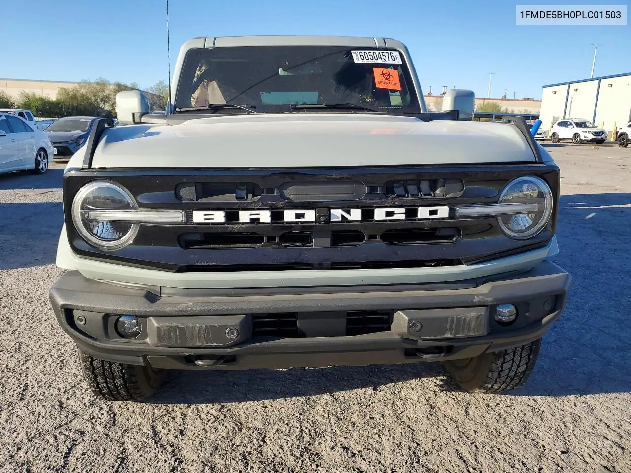 2023 Ford Bronco Base VIN: 1FMDE5BH0PLC01503 Lot: 60504576