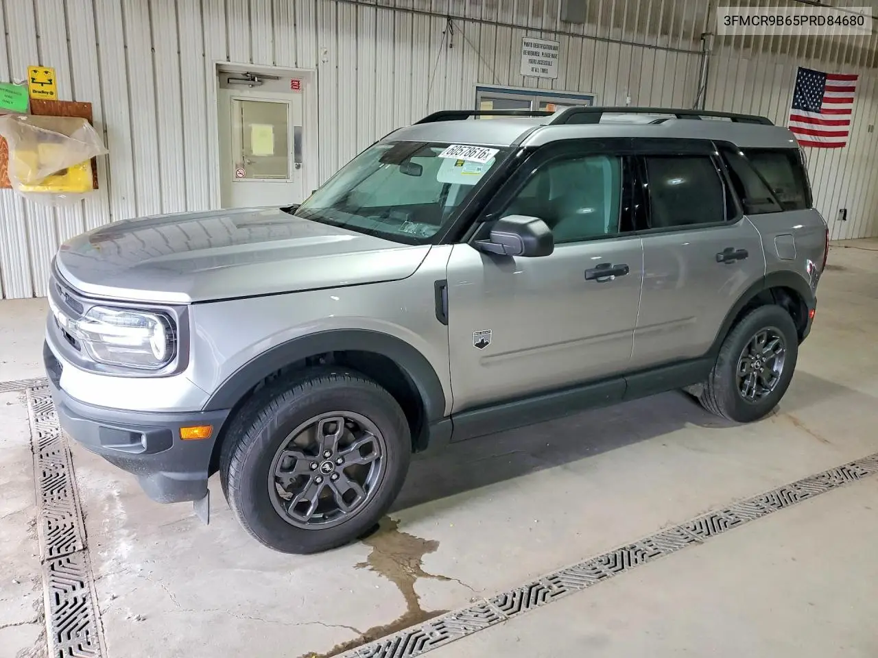 2023 Ford Bronco Sport Big Bend VIN: 3FMCR9B65PRD84680 Lot: 60578616
