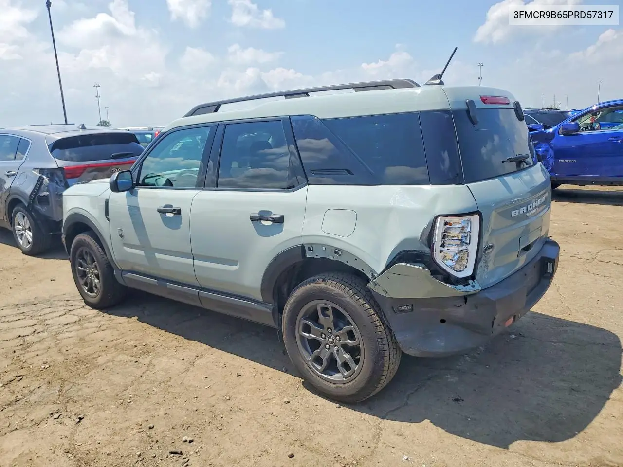 2023 Ford Bronco Sport Big Bend VIN: 3FMCR9B65PRD57317 Lot: 60744386