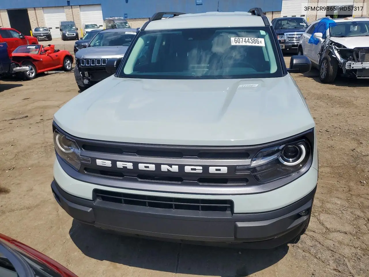 2023 Ford Bronco Sport Big Bend VIN: 3FMCR9B65PRD57317 Lot: 60744386