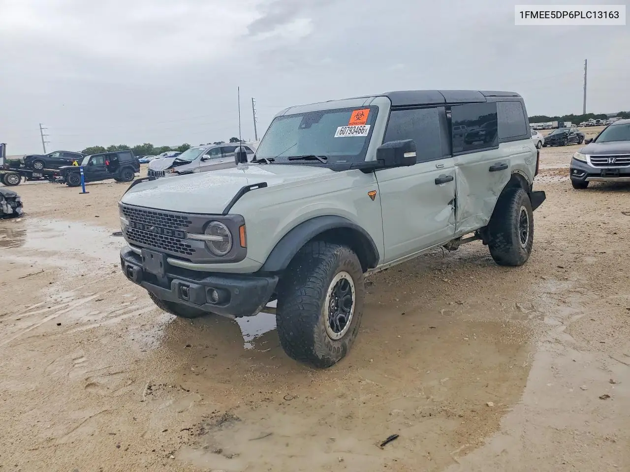 2023 Ford Bronco Base VIN: 1FMEE5DP6PLC13163 Lot: 60793466