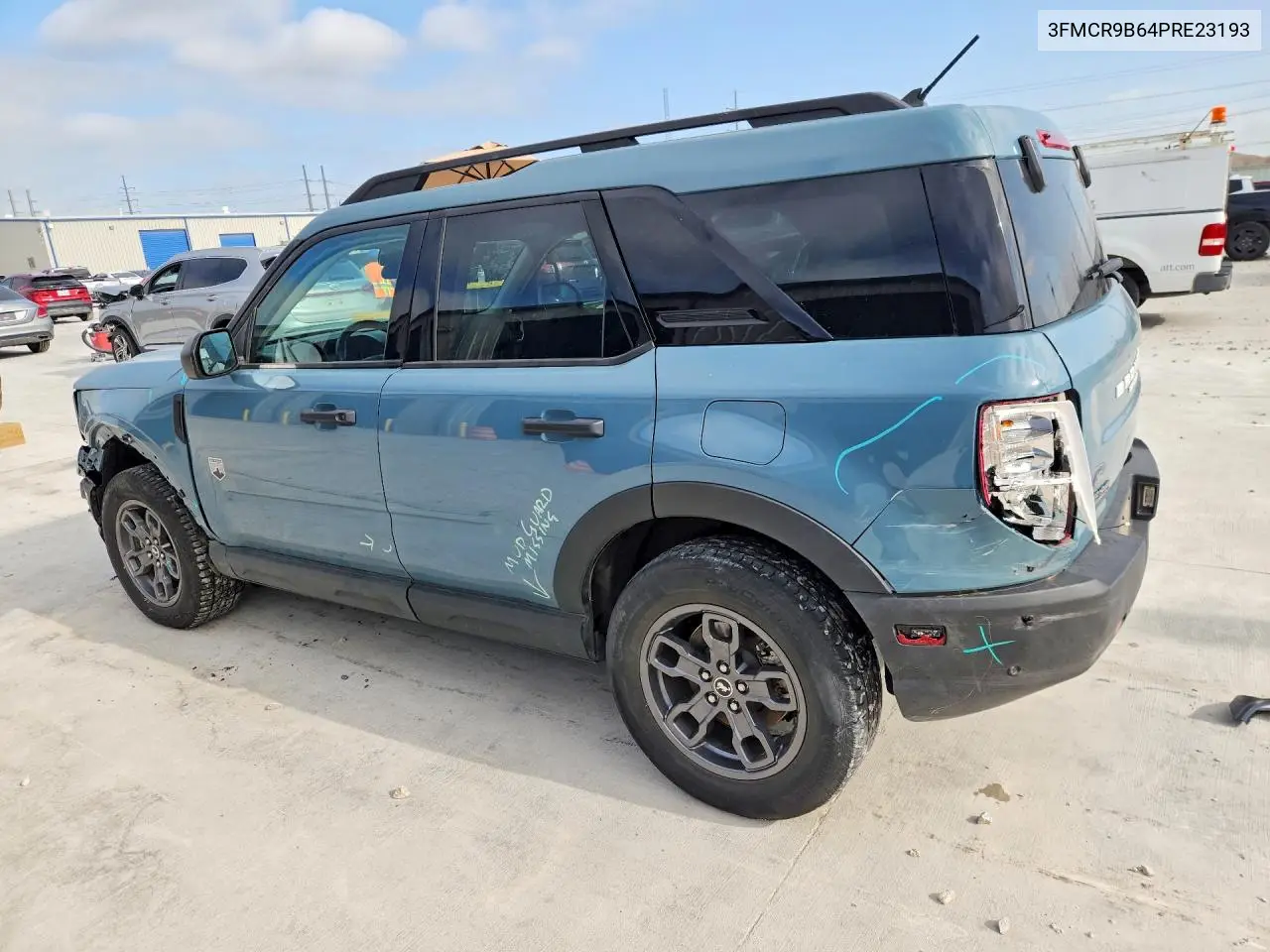 2023 Ford Bronco Sport Big Bend VIN: 3FMCR9B64PRE23193 Lot: 60885146