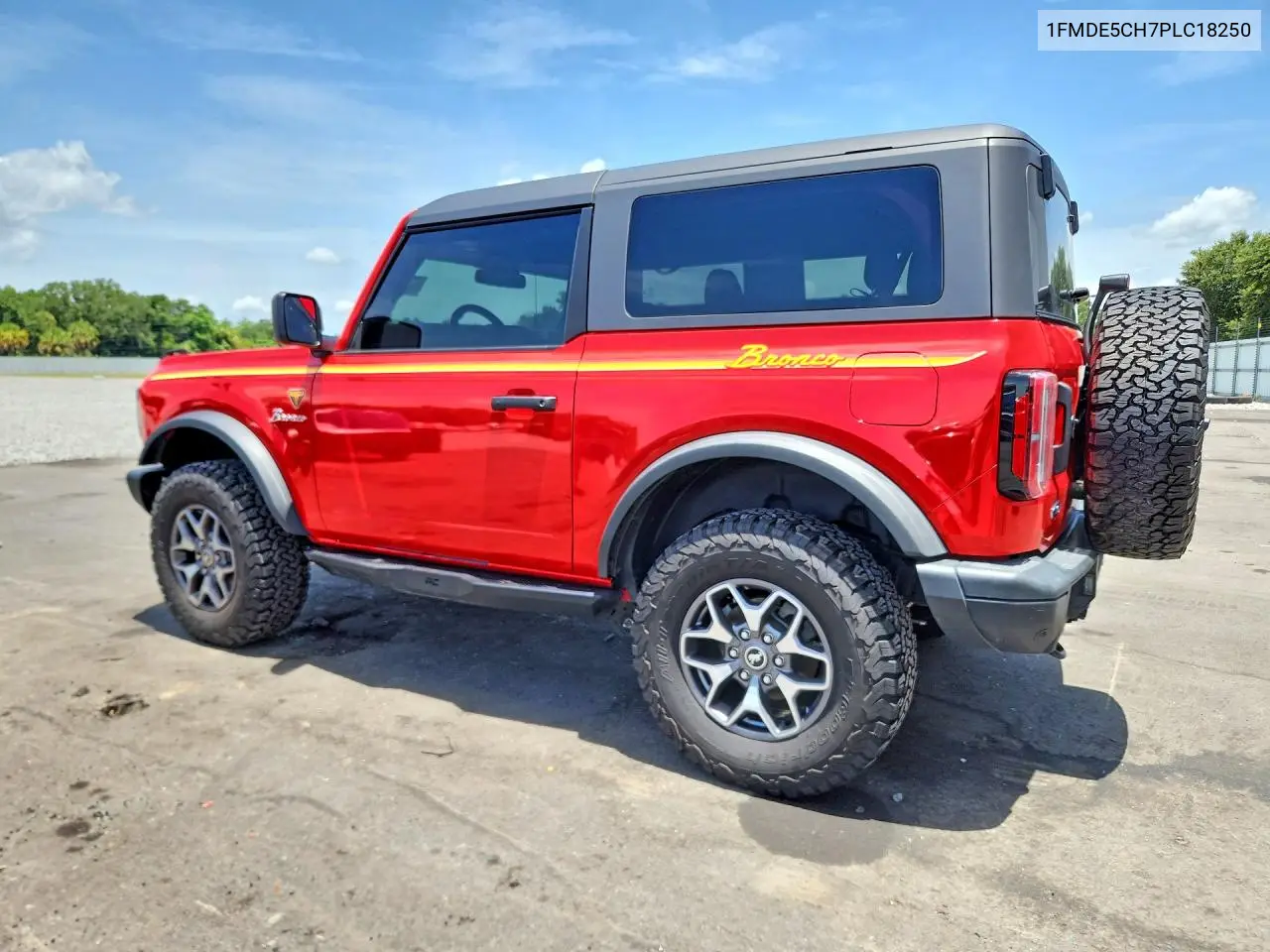 2023 Ford Bronco Base VIN: 1FMDE5CH7PLC18250 Lot: 60944726