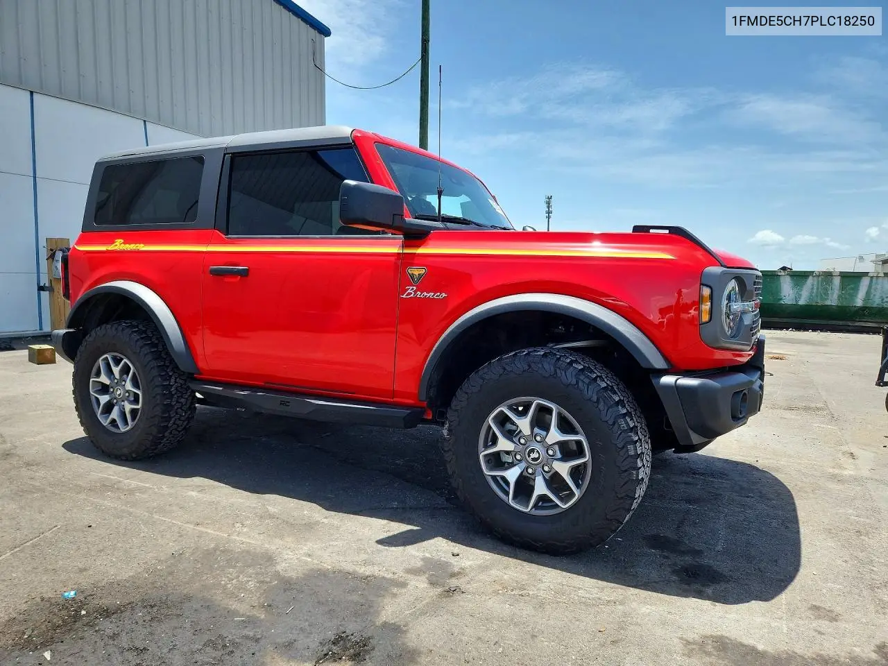 2023 Ford Bronco Base VIN: 1FMDE5CH7PLC18250 Lot: 60944726