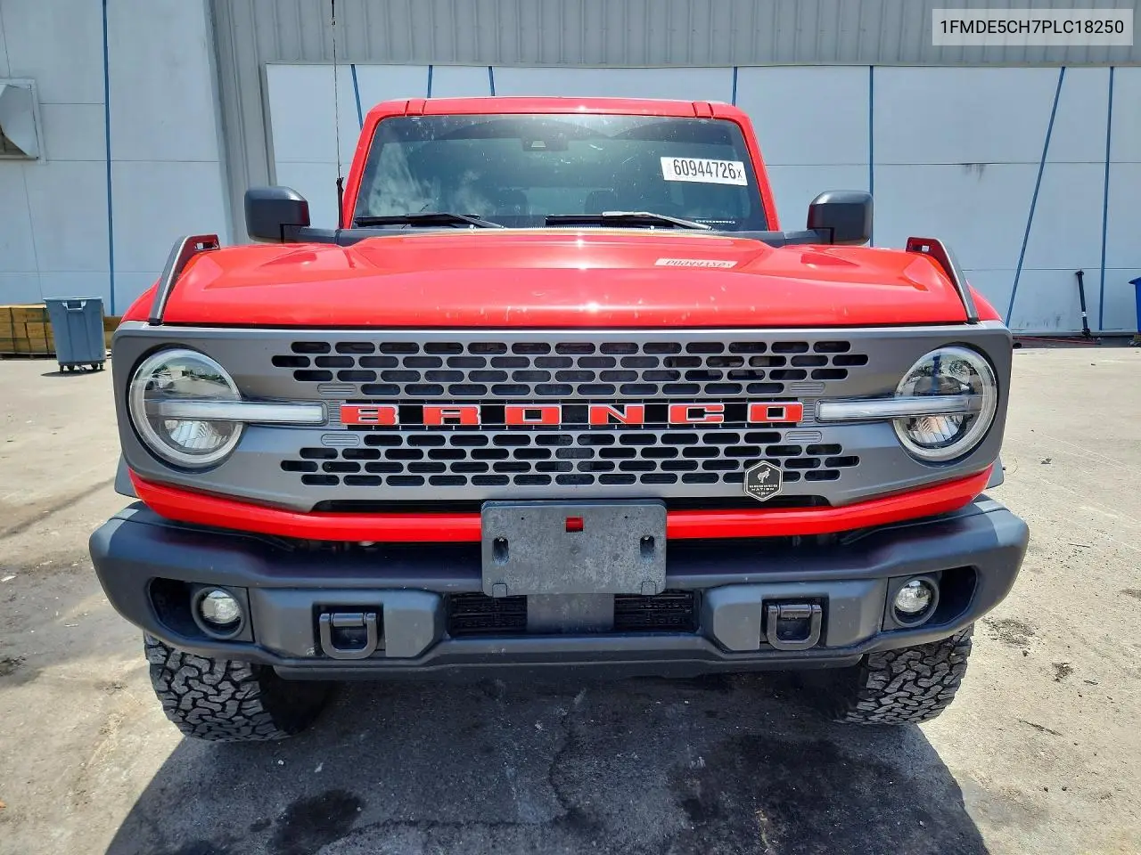 2023 Ford Bronco Base VIN: 1FMDE5CH7PLC18250 Lot: 60944726