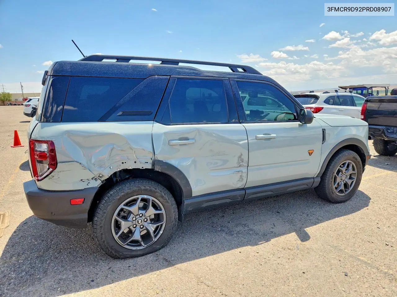 2023 Ford Bronco Sport Badlands VIN: 3FMCR9D92PRD08907 Lot: 60996576
